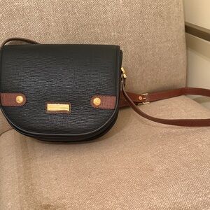 Chic Black and Brown Crossbody Bag
